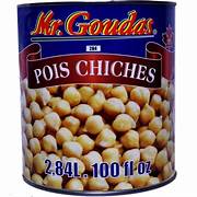 Mr. Goudas Chick Peas 6 x 100oz