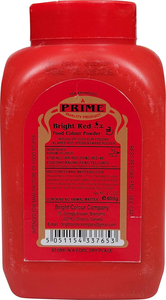 Preema Bright Red Food Colour 400g