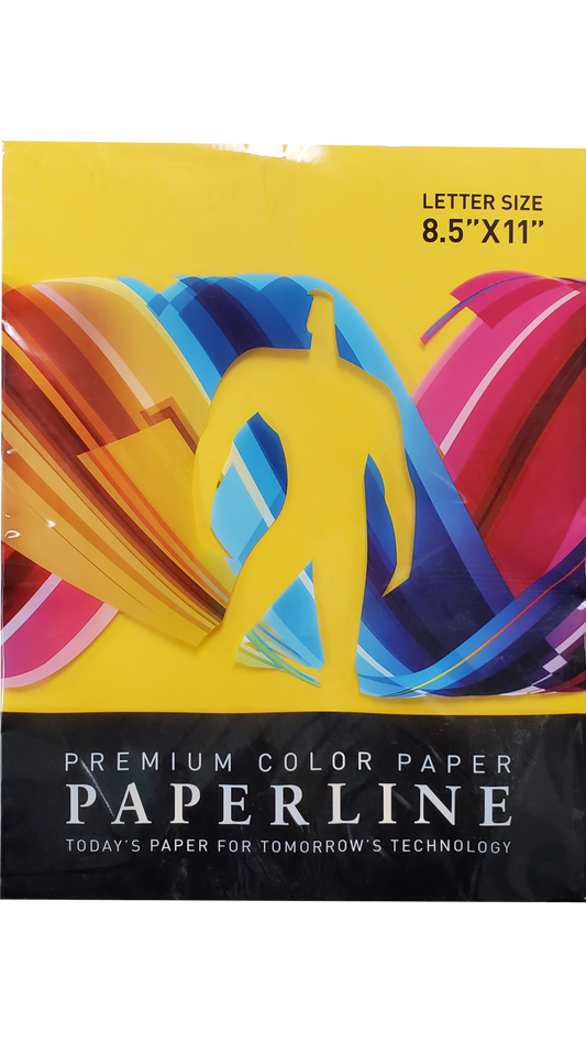 8.5"x11" Orange (Gold) Color Copy Paper 5000/CS