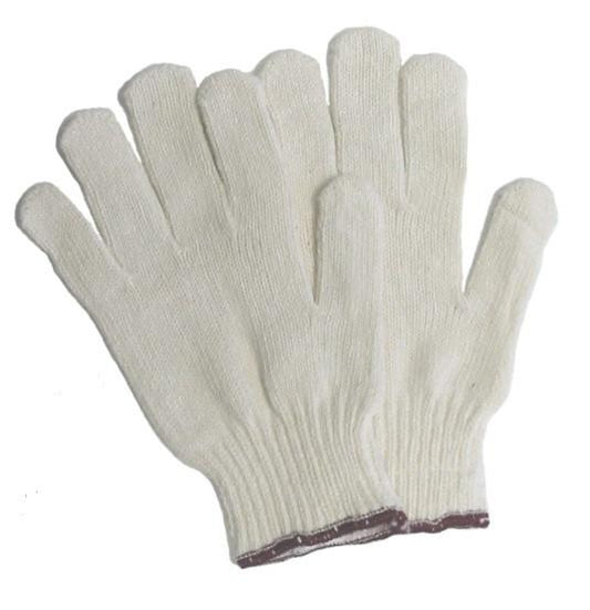 Poly/Cotton Medium Knit Gloves 12/PKG
