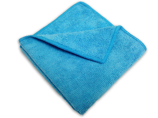 M2å¨ 16" x 16" Blue Microfiber Cloth 12/PKG