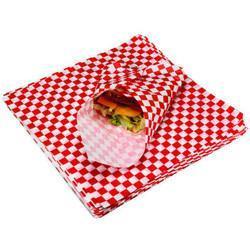 14" x 14" Red Checkered Basket Liners