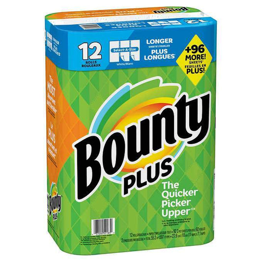 Bounty Paper Towels - Select a Sheet 12 x 92 Sheet (29000)