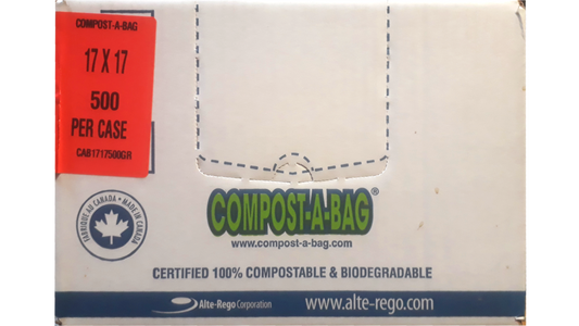 17 x 17 Compostable Garbage Bag 500/CS