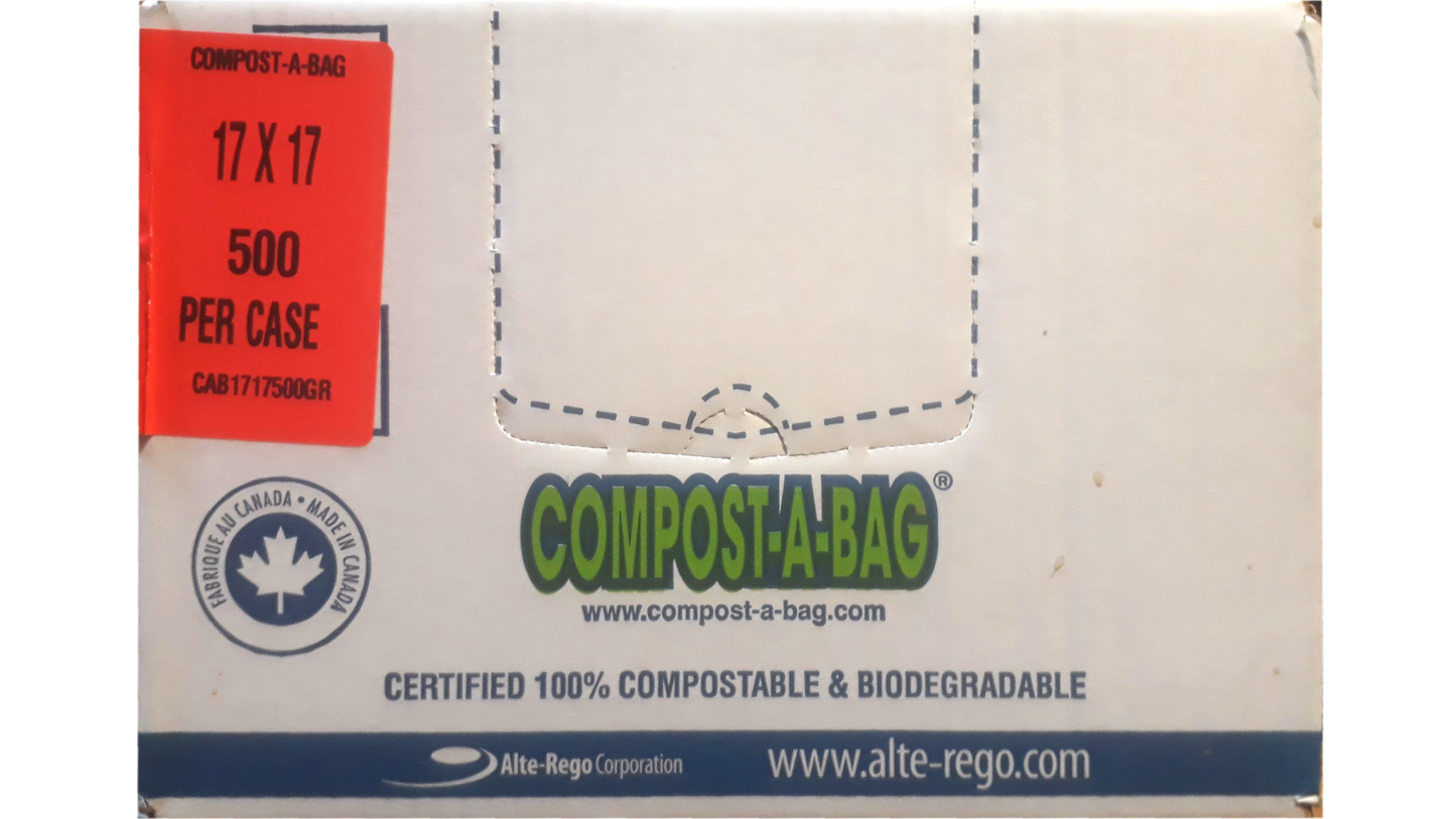 17 x 17 Compostable Garbage Bag 500/CS