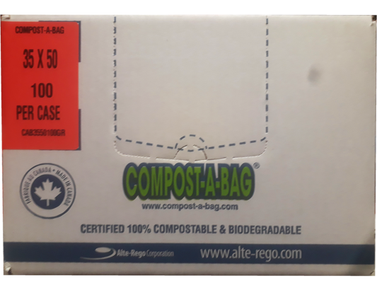 35 x 50 Compostable Garbage Bag 100/CS