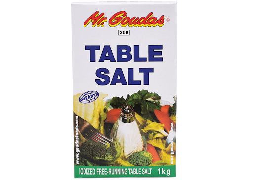 Mr. Goudas Table Salt 1kg x 12/CS