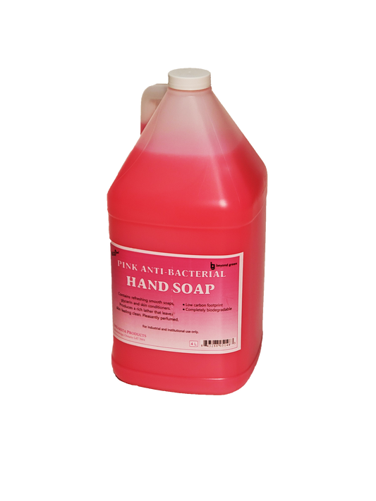 Pink Antibacterial Hand Soap 4 x 4L