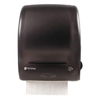 San Jamar - Hands-Free Mechanical Paper Roll Towel Dispenser - T7400TBK