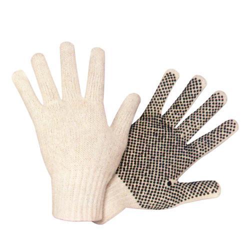 PVC Dot Poly/Cotton Large Knit Glove 12/PKG