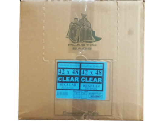 42 x 48 Regular Clear Recycle/Garbage Bag 200/CS