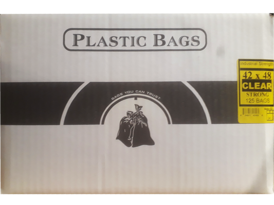 42 x 48 Strong Clear Garbage Bag 125/CS