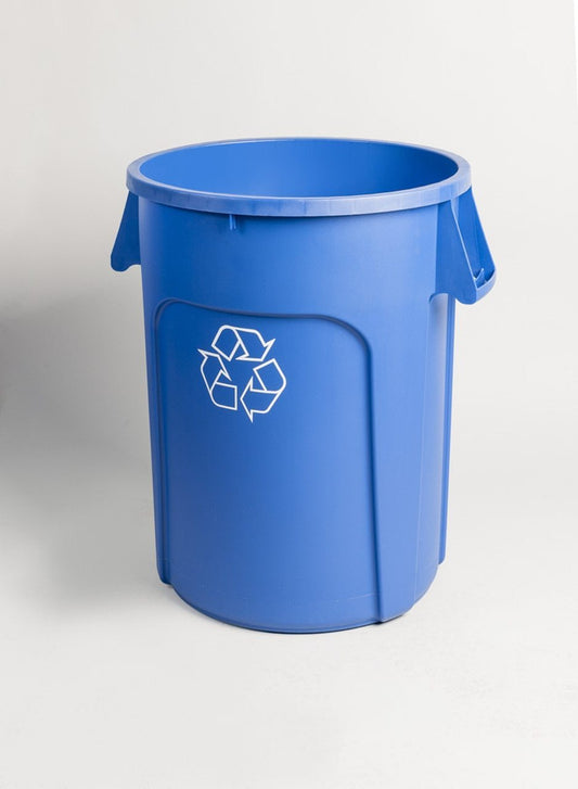 M2 44 Gallon Garbage Container-Blue Recycle