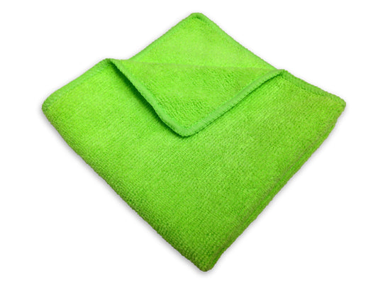 M2å¨ 16" x 16" Green Microfiber Cloth 12/PKG