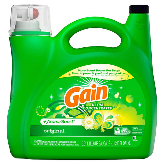 Gain Liquid Laundry Detergent Original Scent - HE 146 Loads
