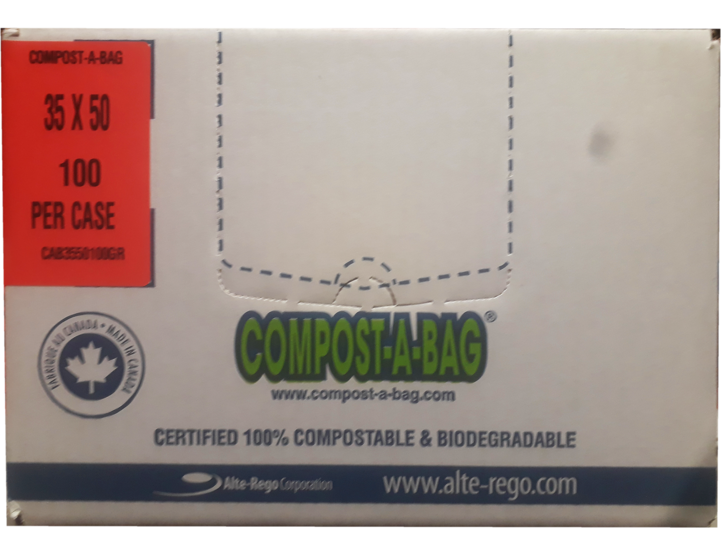 35 x 50 Compostable Garbage Bag 100/CS